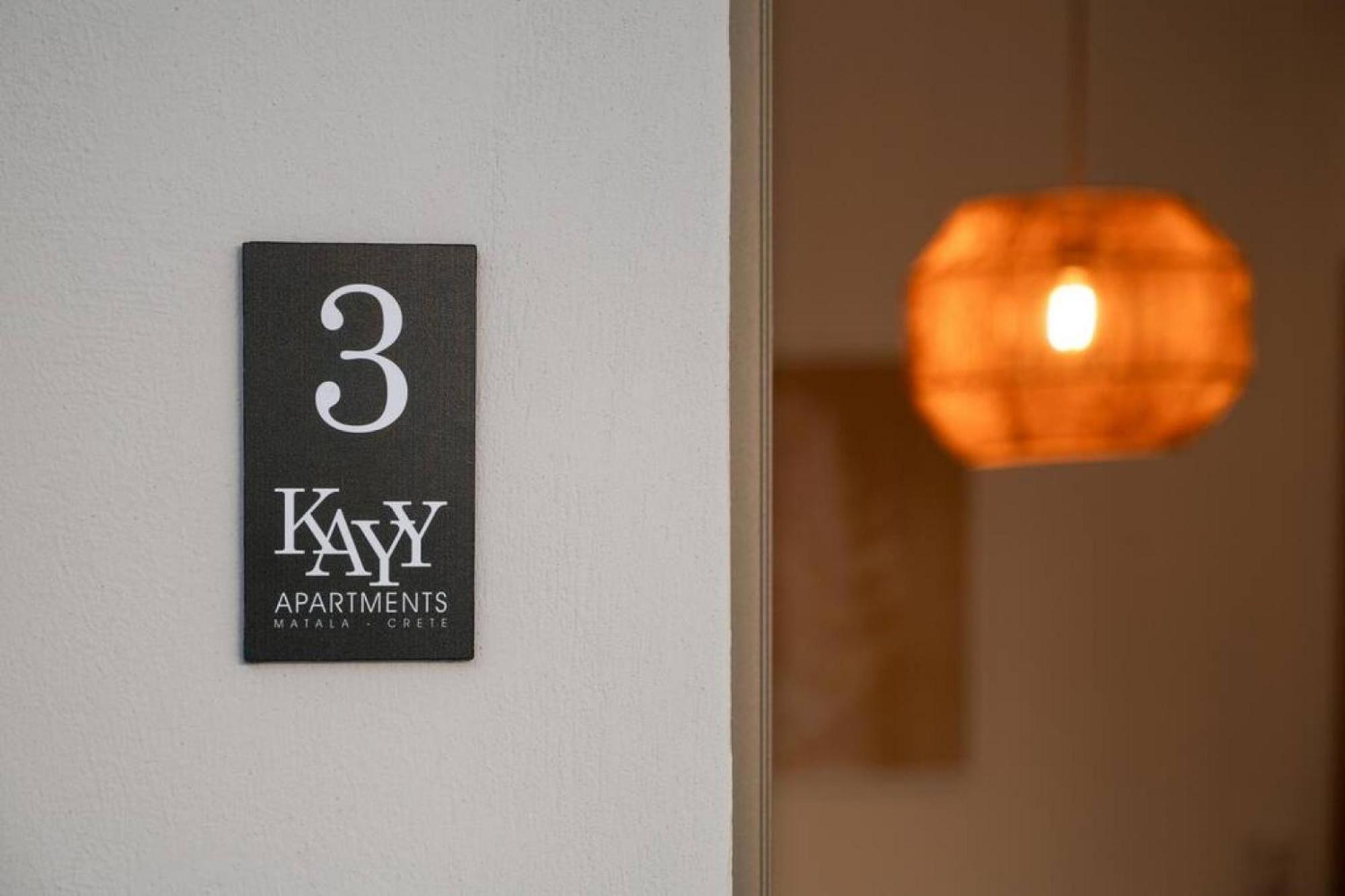 Kayy Apartments 3 In Matala Esterno foto